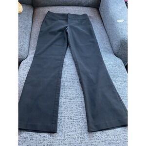 Mandee Black Wide Leg Dress Pants Career Office Size 7